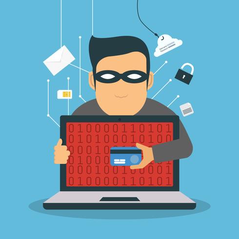 Concepto de phishing vector