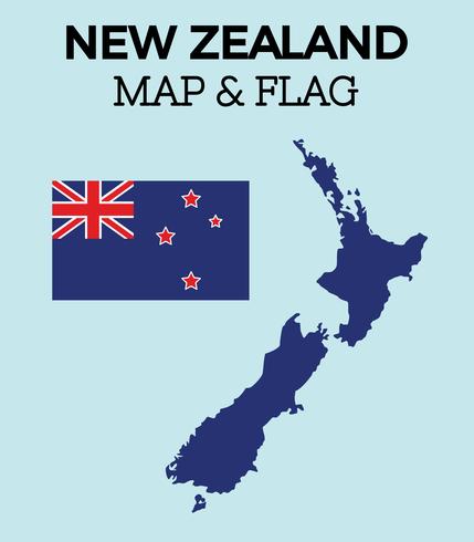 Free New Zealand Map vector