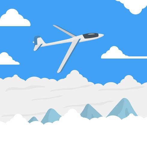 Flat Glider Vector