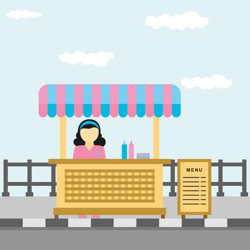 Concession Illustation vector