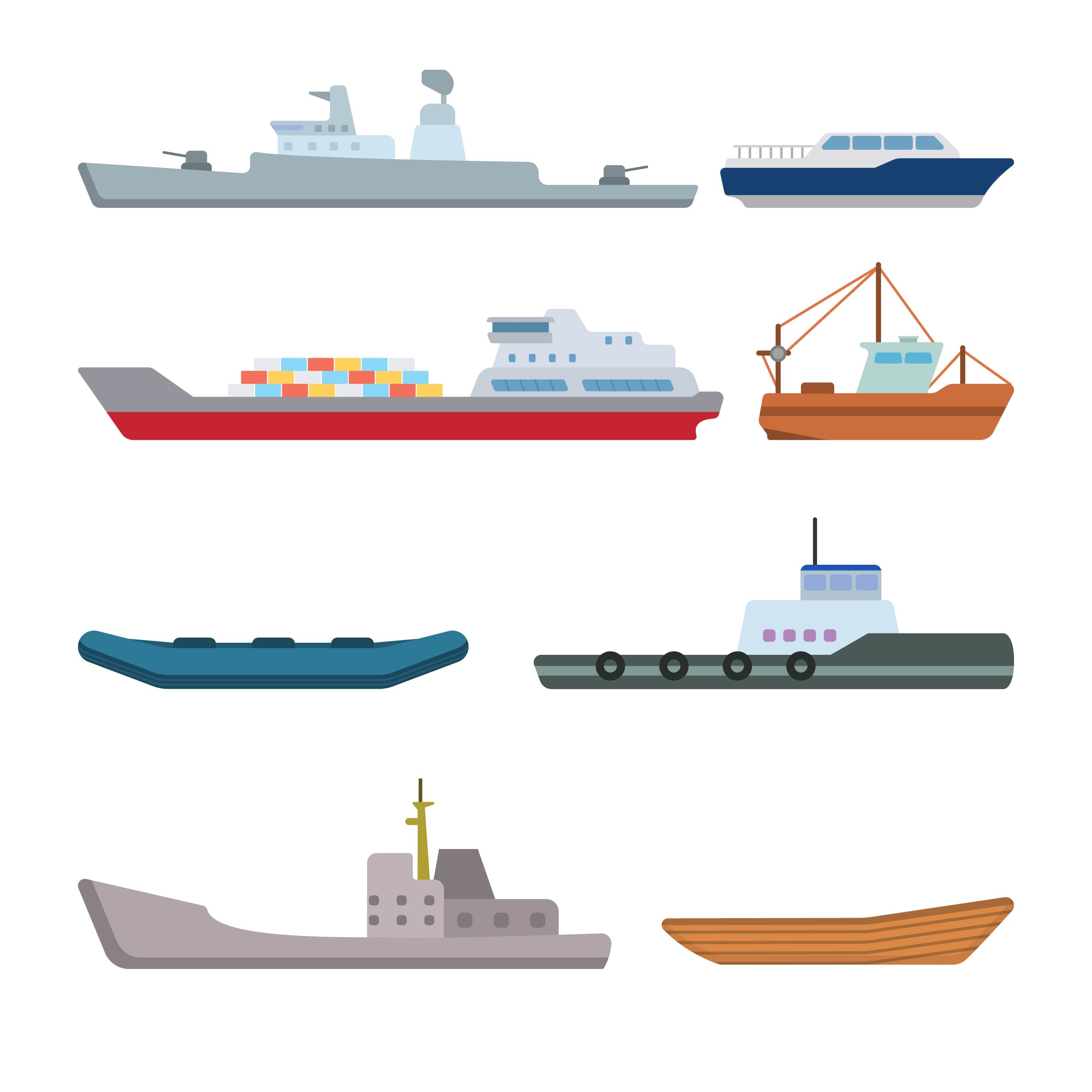 Flat Ship Vectors 173364 Vector Art at Vecteezy