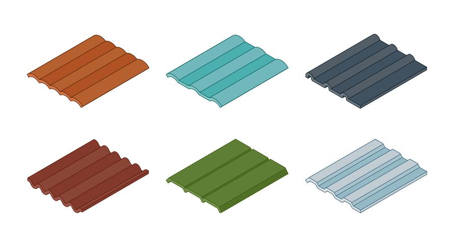 Roof Tile Vectors