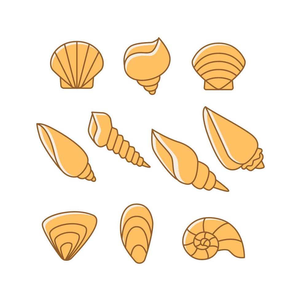 Shell Icon Vector 173432 Vector Art at Vecteezy