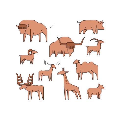 Free Animal Line Icon Vector