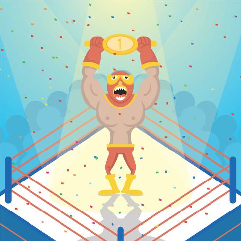 Mexican Wrestler vector