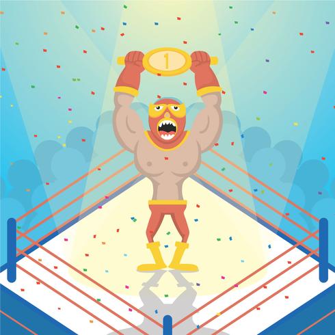 Mexican Wrestler vector