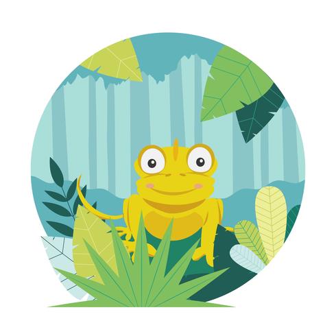 chameleon vector
