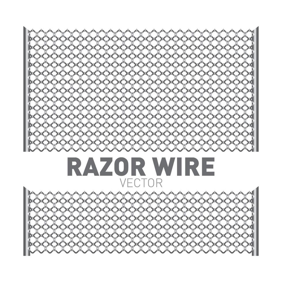 Razor Wire Illustration 173664 Vector Art at Vecteezy