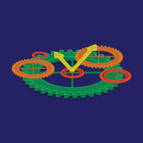Watch Parts Vector Illustration