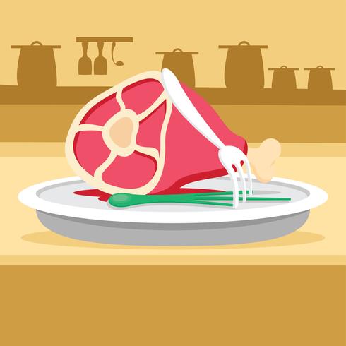 Simple Veal Vector Illustration