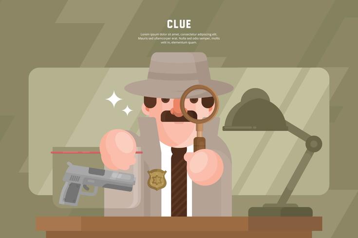 Clue Illustration vector