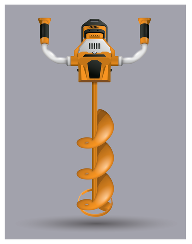 Auger Drill Vector