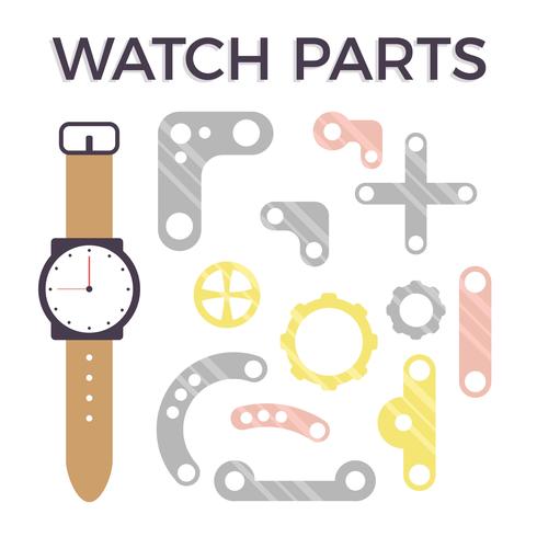 Watch Parts Vector