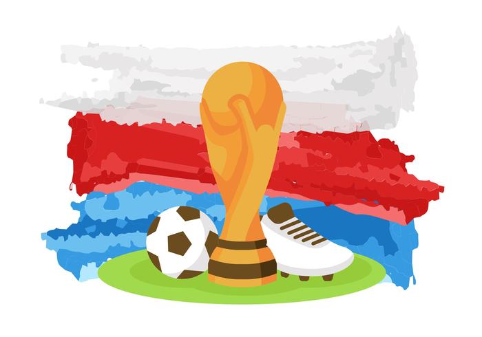 Copa del Mundo Libre Rusia 2018 Vector