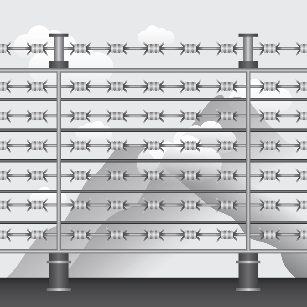 Razor Wire Vector 173965 Vector Art at Vecteezy