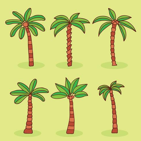 Palm Tree Collection Vector