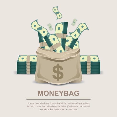 Moneybag Vector Illustration