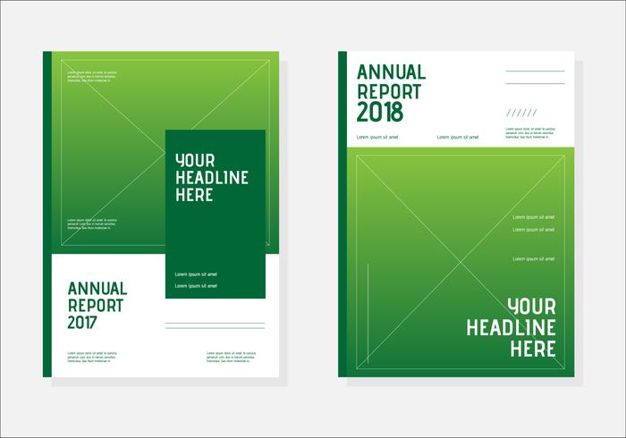 Annual Report Book vector