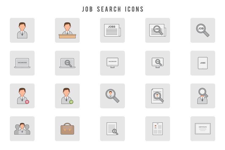 Free Job Search Vectors