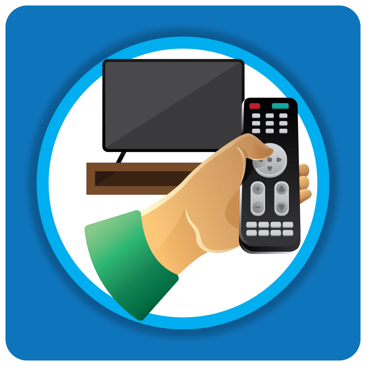 tv remote clipart