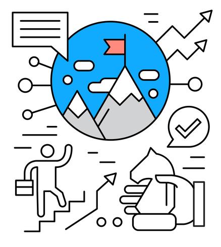 Free Business Success Icons vector