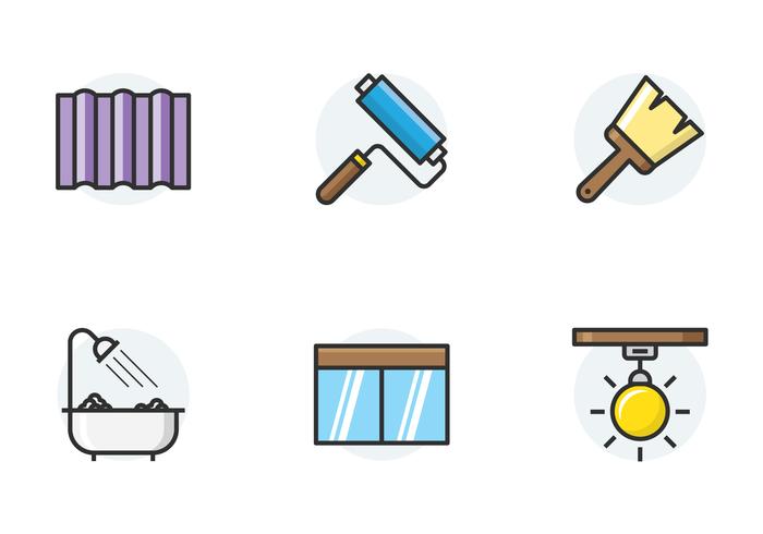 Home Repair Icons vector