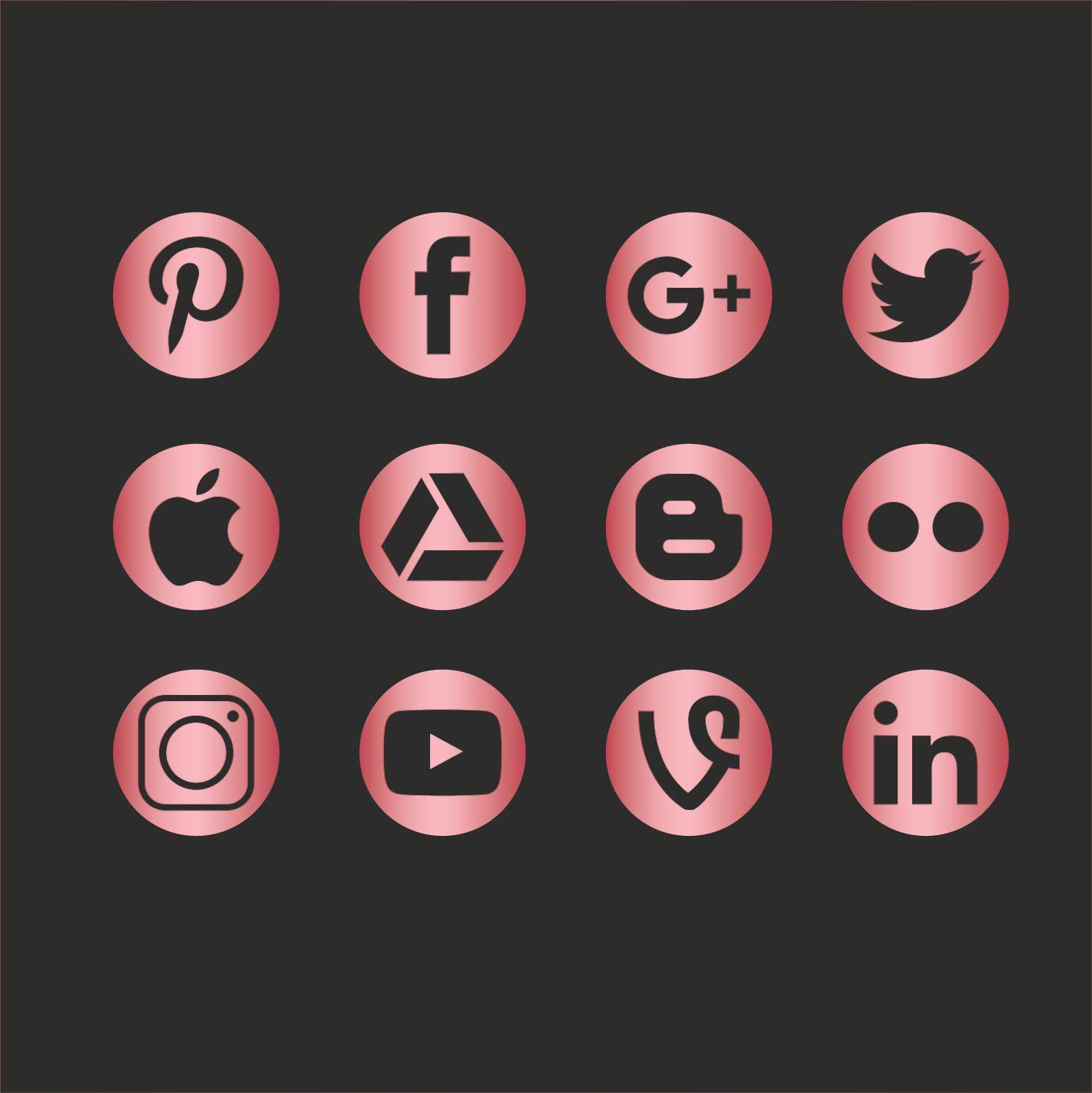 vector icons social media vector icons social media