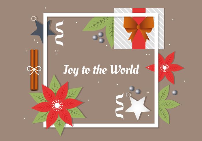 Free Christmas Elements Background Vector