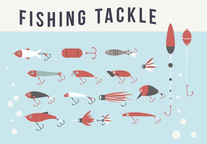 Fishing Tackle Pack vector