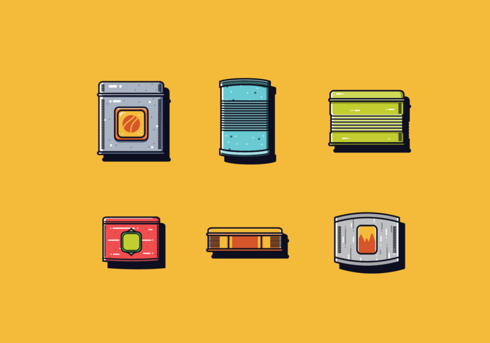 Free Tin Box Vector