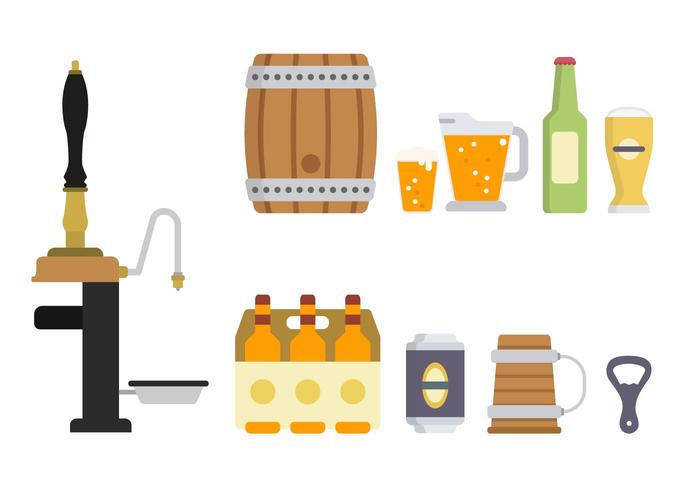 Flat Beer Vectors