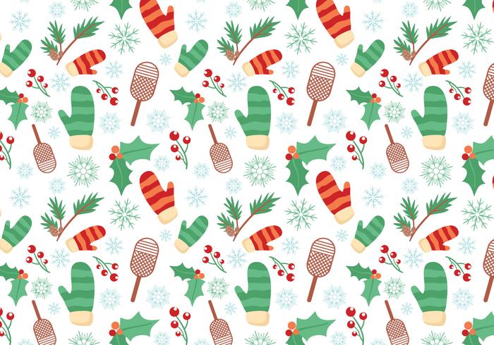 Free Winter Pattern Vectors