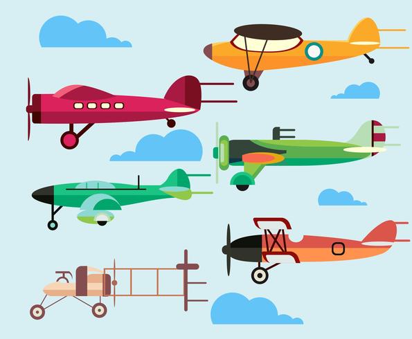 Cartoon Plane Vector