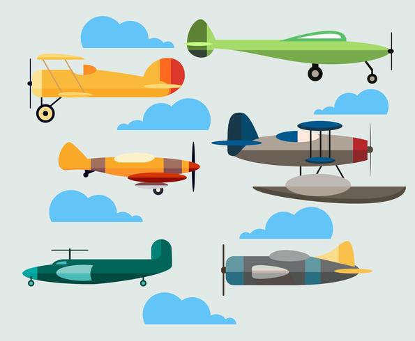 Cartoon Plane Vector