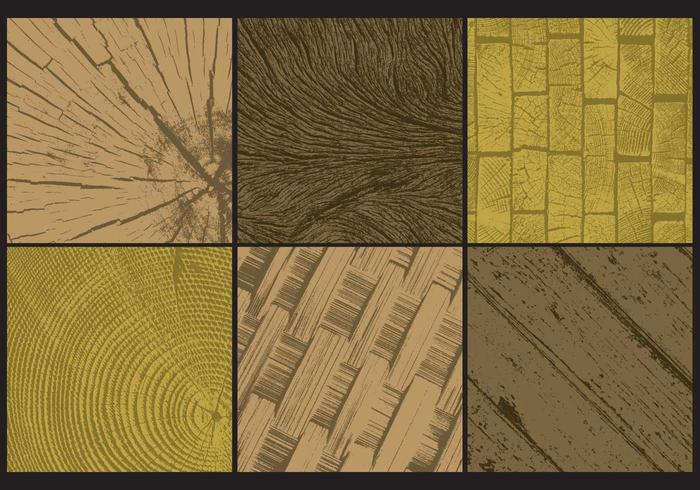 Grunge Wood Textures vector