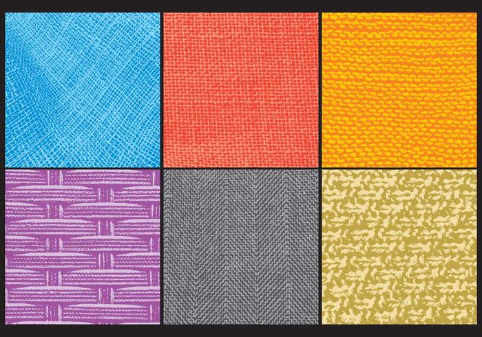 Grunge Fabric Patterns vector