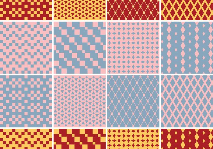Simple Toile Pattern vector