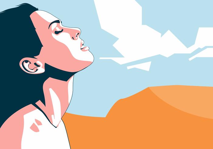 Sexy Girl in Vector Popart