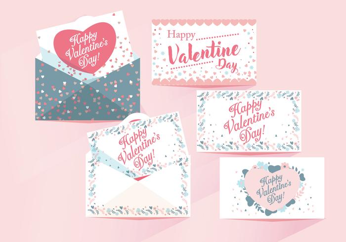 Valentine Cards Vector