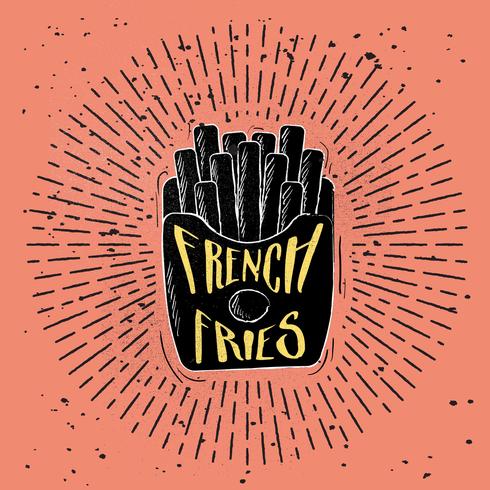Hand Drawn Vector Fast Food Illustration