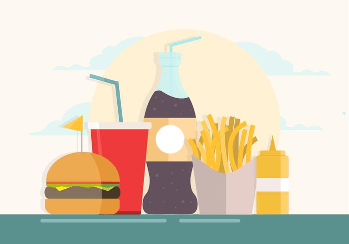 Vector Fast Food Illustration