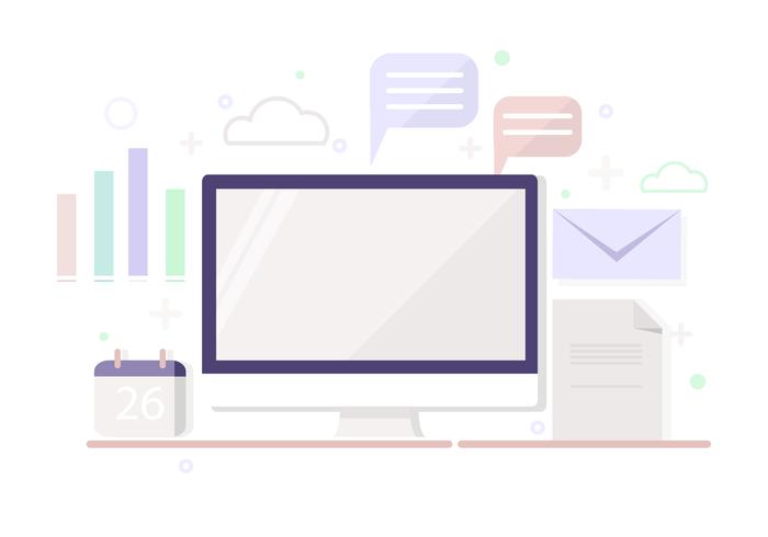 Vector Office Elements and Accessories