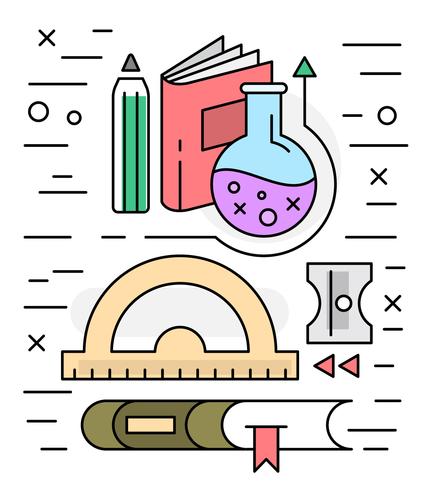 Linear Education Vector Icons