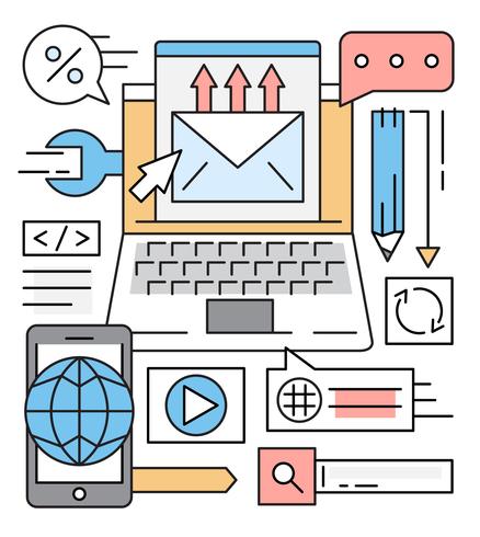 Linear Global Networking vector