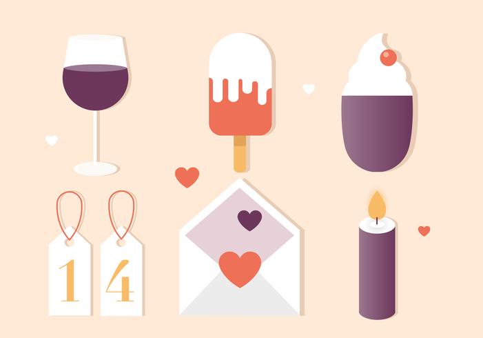 Vector Valentine's Day Elements