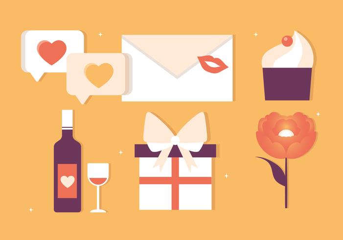 Vector Valentine's Day Elements