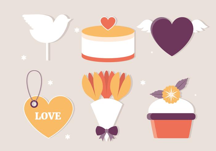 Vector Valentine's Day Elements