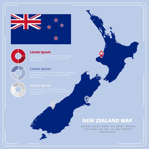 Vector New Zealand Map