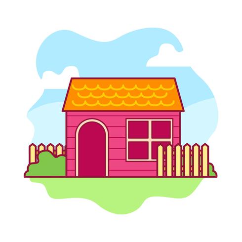 Free vector playhouse