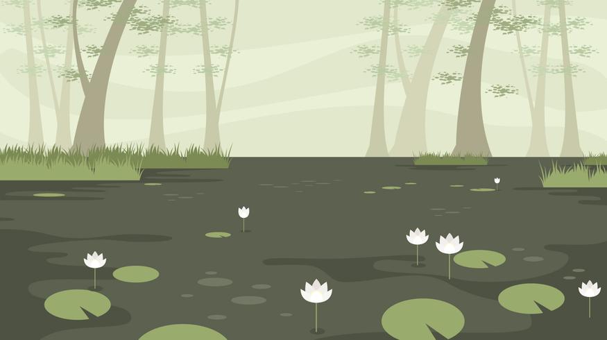 Lotus In The Bayou Free vector